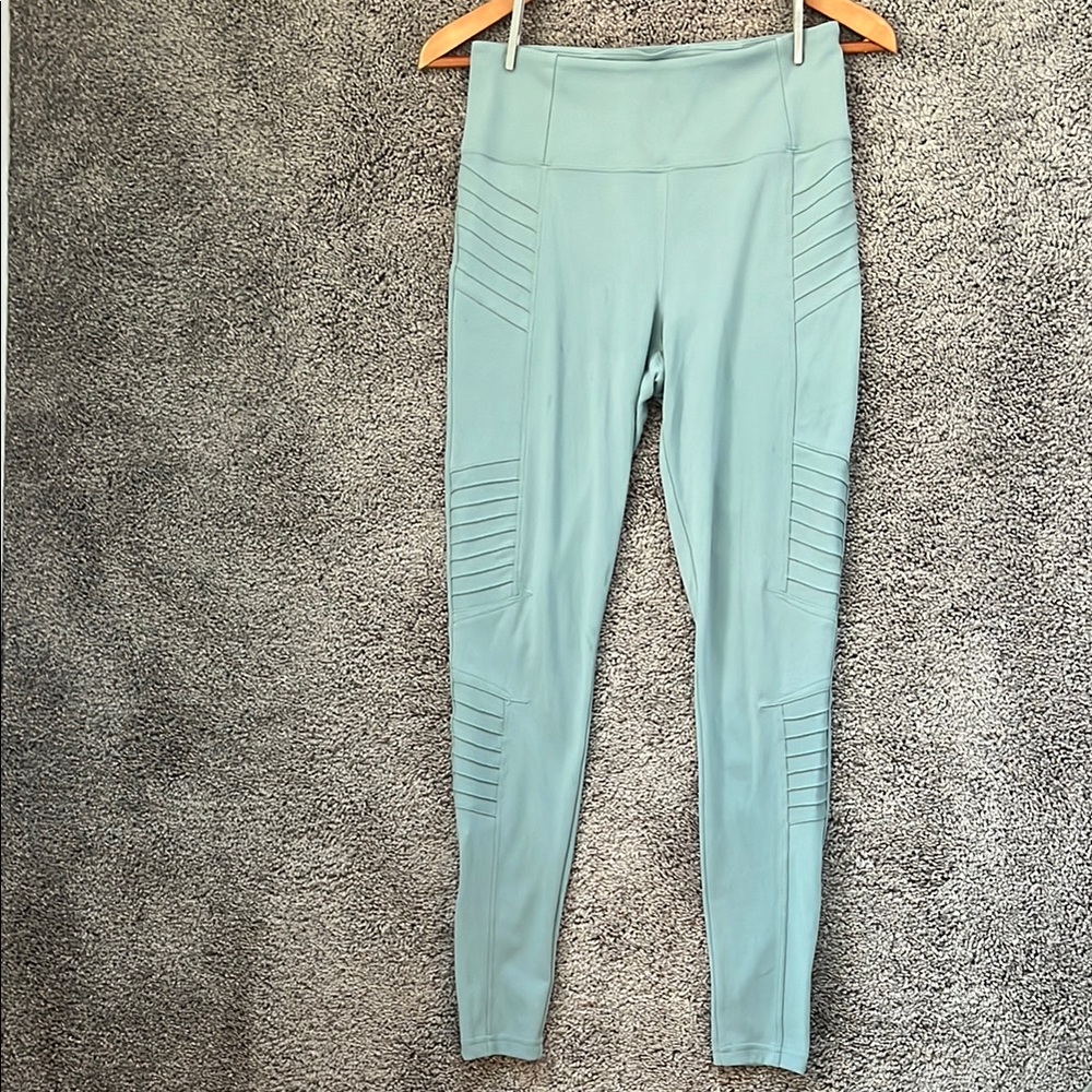 Athleta Light Blue Delancey Moto Tight Small